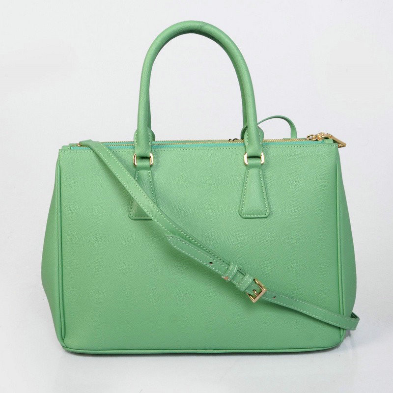 2014 Prada saffiano calfskin 33cm tote BN2274 light green